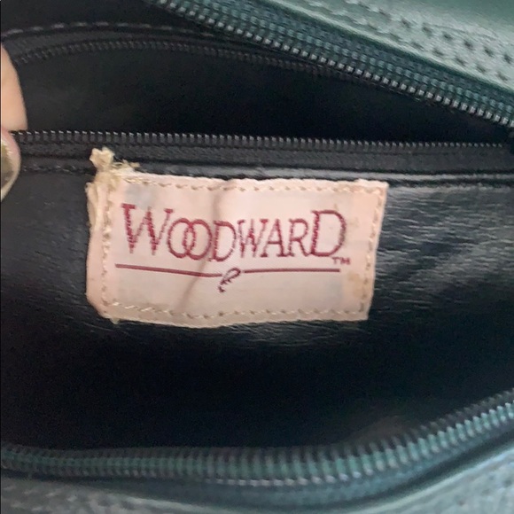 - Vintage leather green cross body purse - Picture 6 of 14